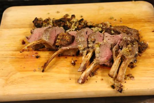 #15 pistachio crusted rack of lamb - those who eat lamb all liked this