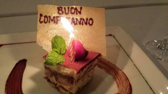 tiramisu - buon compleanno