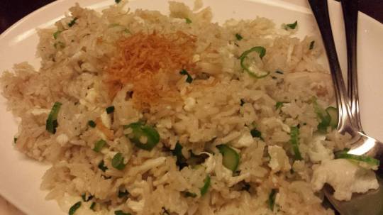 crabmeat dried scallop egg white fried rice