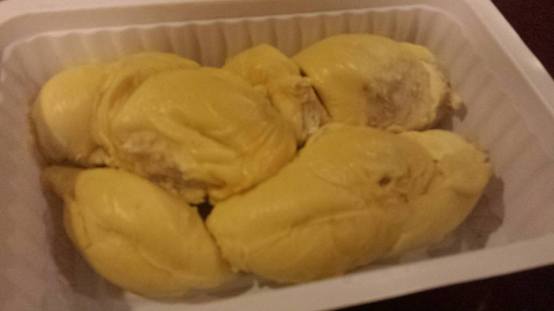 D-24 durian...also had 2x maoshanwang durians (forgot to take photo)