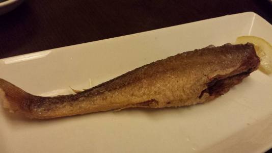 fried yellow croaker 煎小黄鱼
