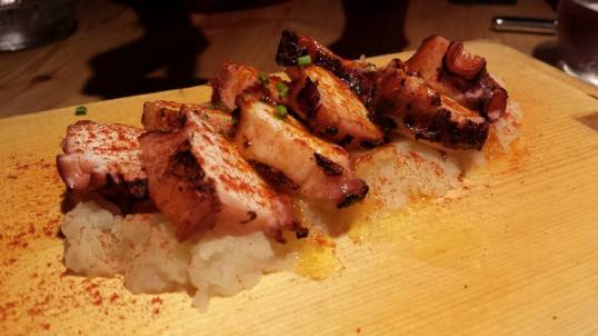 slow braised & grilled octopus