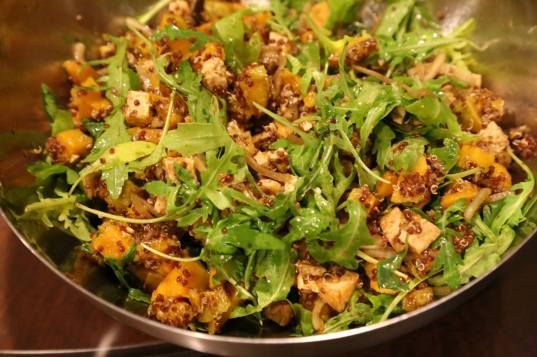 wife's quinoa pumpkin tofu