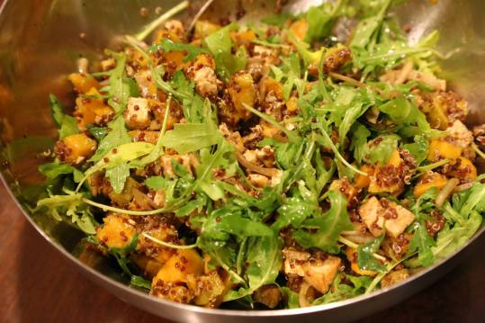 #2 wife's quinoa pumpkin tofu salad - i think everyone's favourite