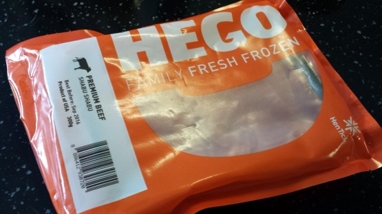 300g quick frozen shabu beef from hentick