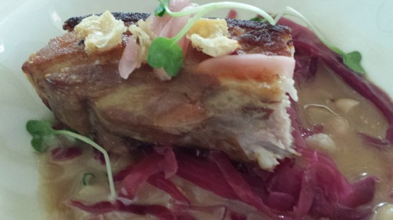 60hrs braised pork belly