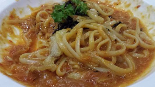 chilli crab linguine