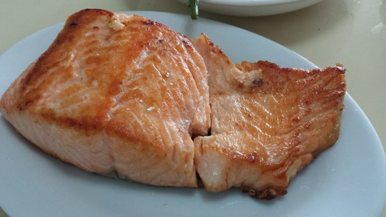 pan-fried salmon