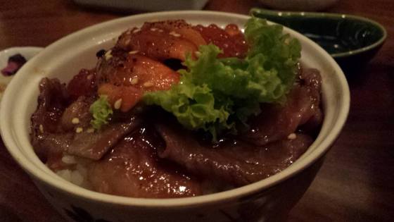 jap wagyu ikura uni don