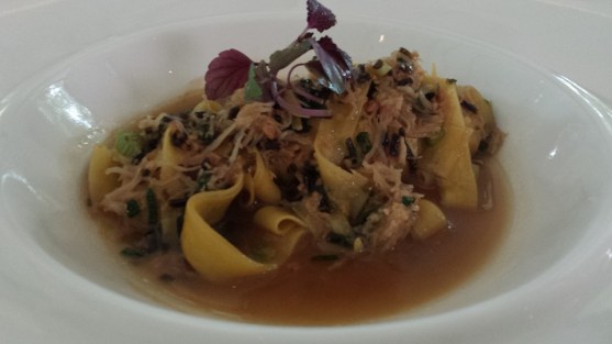 alaskan king crab tagliatelle