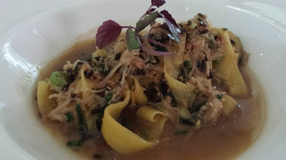 alaskan king crab tagliatelle