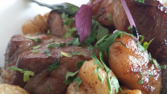 kurobuta pork cheeks