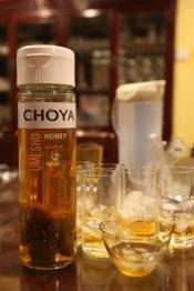 leck san brought choya umeshu