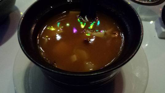 #3 lobster bisque with poached scallop