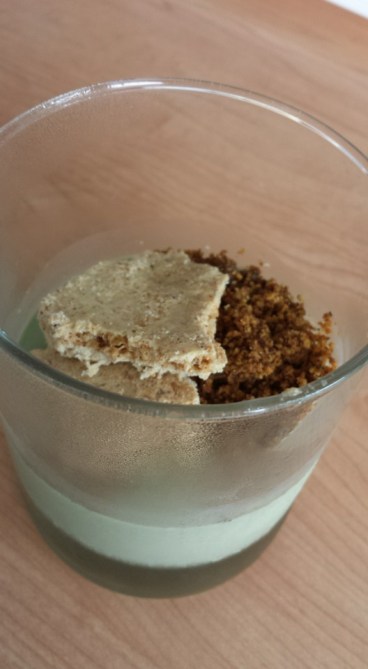 pistachio panna cotta