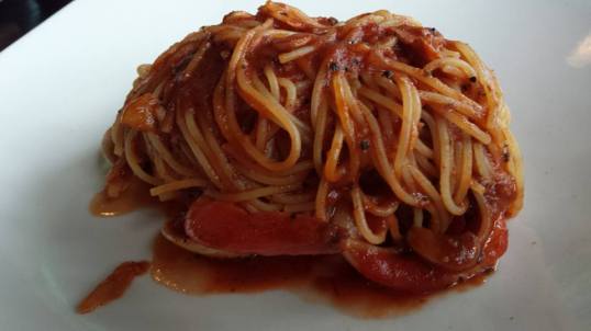 seafood marinara spaghetti