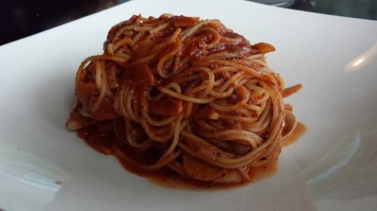 seafood marinara spaghetti