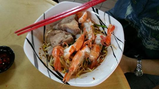 why eat har prawn noodles