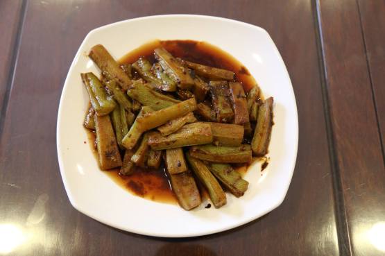 #12 spicy black beans bittergourd