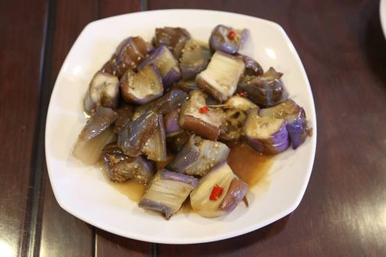 #14 sitr-fried egg plants