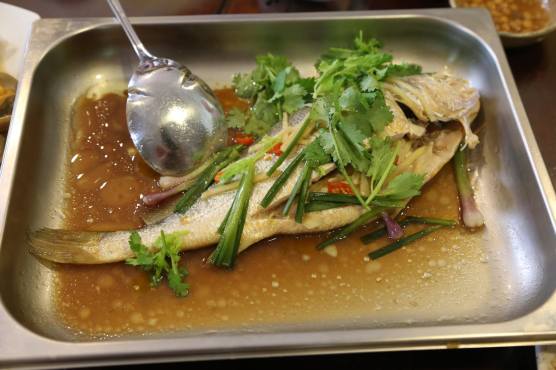 #7 steamed yellow croaker 小黄鱼