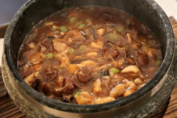 dried scallop seafood stonepot rice