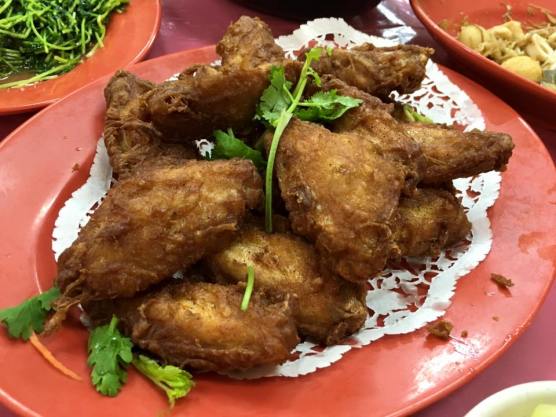 prawn past chicken - har jeon gai