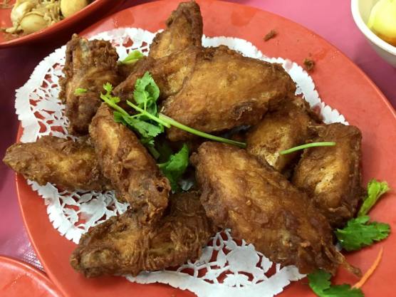 prawn past chicken - har jeon gai