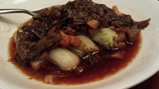 just super! preserved vege with chinese small cabbage & egg plant