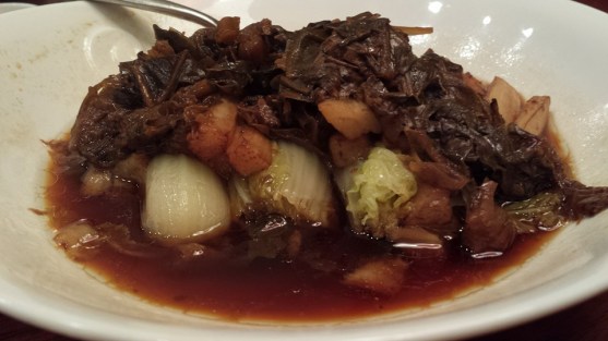 just super! preserved vege with chinese small cabbage & egg plant