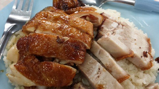 roast chicken rice @ 6th avenue