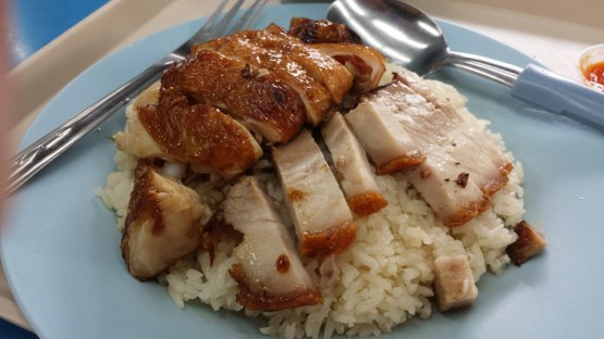 roast chicken rice @ 6th avenue