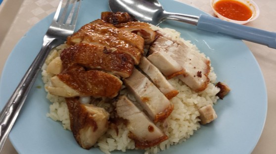 roast chicken rice @ 6th avenue