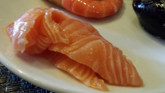 salmon sashimi