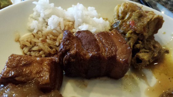 second helping of babi pongteh & ayam