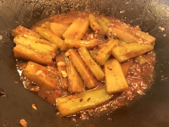 spicy black beans bittergourd