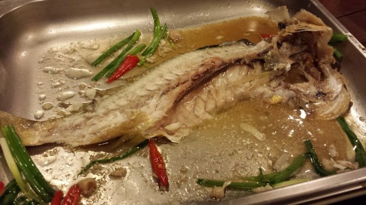 steamed yellow croaker, japanese seabass or 小黄鱼