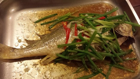 steamed yellow croaker, japanese seabass or 小黄鱼
