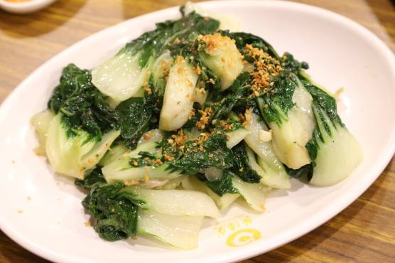 stir-fried shanghai greens