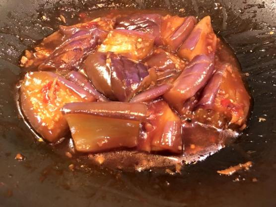 stir-fry eggplants