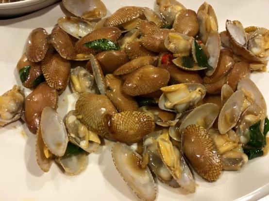 stir-fry manila clams