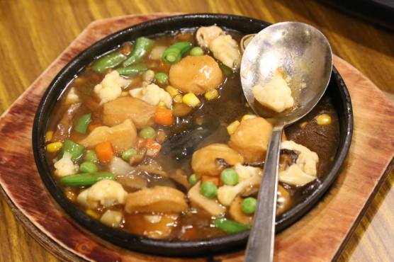 vegetarian egg tofu dish