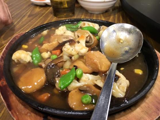 vegetarian egg tofu dish