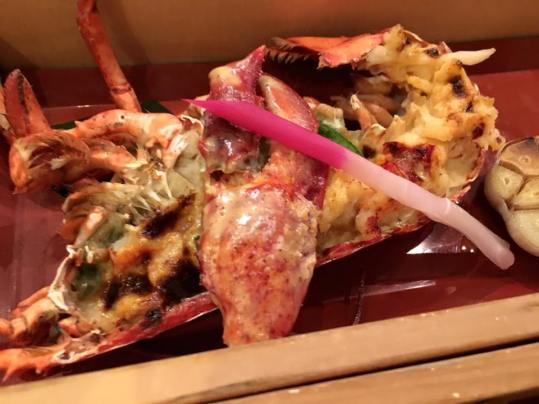 1/2 lobster uni yaki