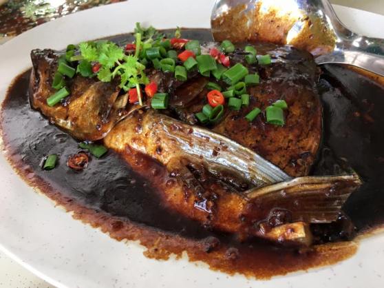 black bean sauce song fish head