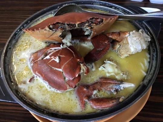 crab beehoon soup