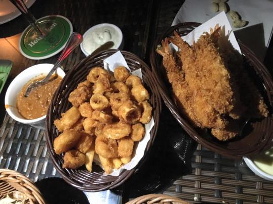 ebi furai & calamari