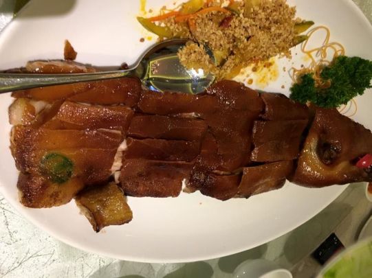 #1 (excellent) half suckling pig