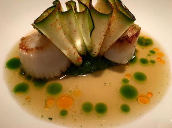 pan sauteed scallops