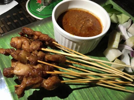pork & chicken satay